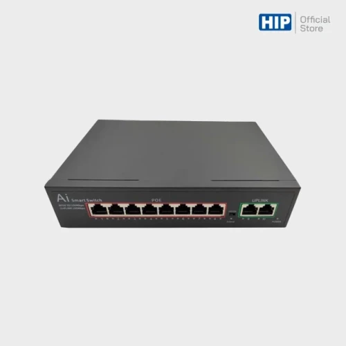 HIP 8 Port POE Switch CM-SW08L2-G